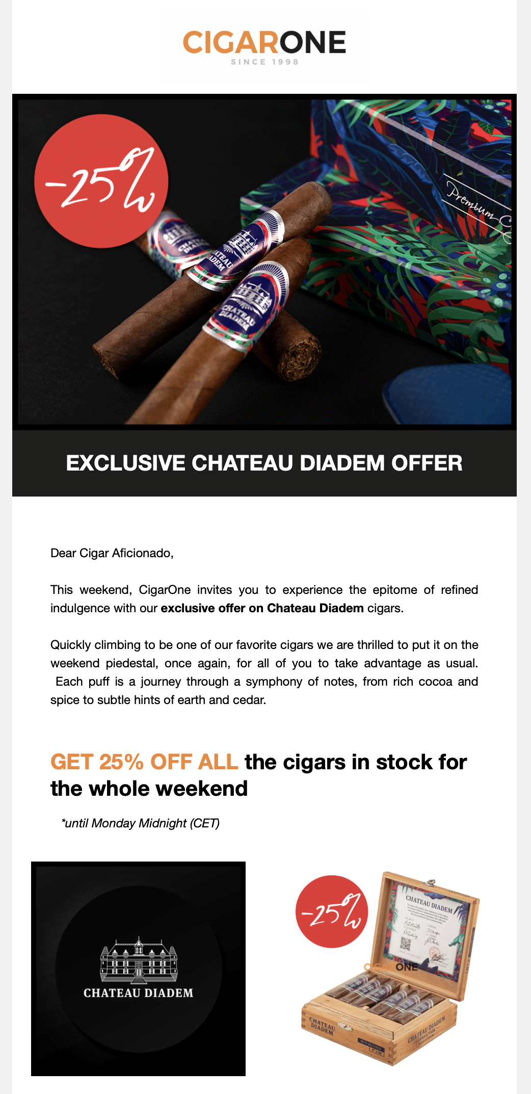 CigarOne Newsletter